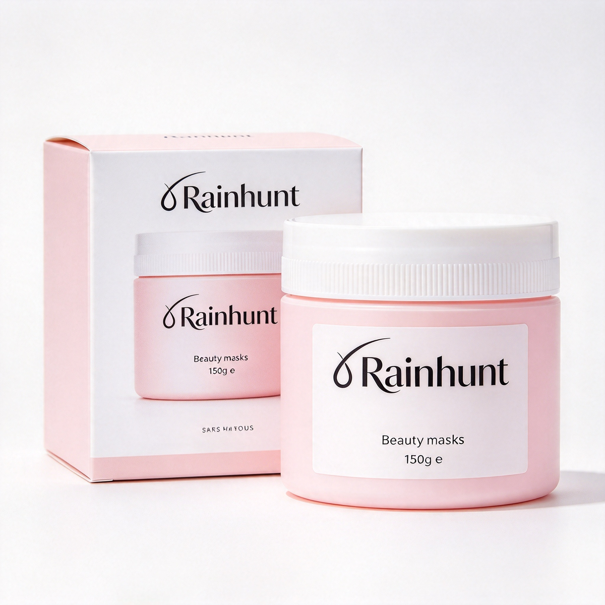 Rainhunt Beauty Mask, Hydrating Nourishing Cream Facial Mask, Deep Moisturizing Skincare Mask for Dry Dull Skin