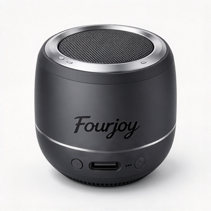 Fourjoy Portable Bluetooth Speaker, 360° Surround Sound Mini Wireless Speaker with Rich Bass for Home Outdoor Travel