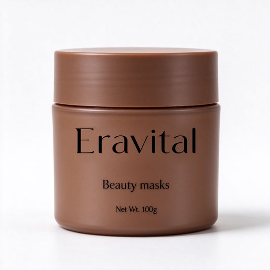 Eravital Beauty Mask 100g, Hydrating Nourishing Skin Brightening Spreadable Wash Off Facial Mask, Improves Dull Uneven Tone, Moisturizing Glow Face Mask for All Skin Types