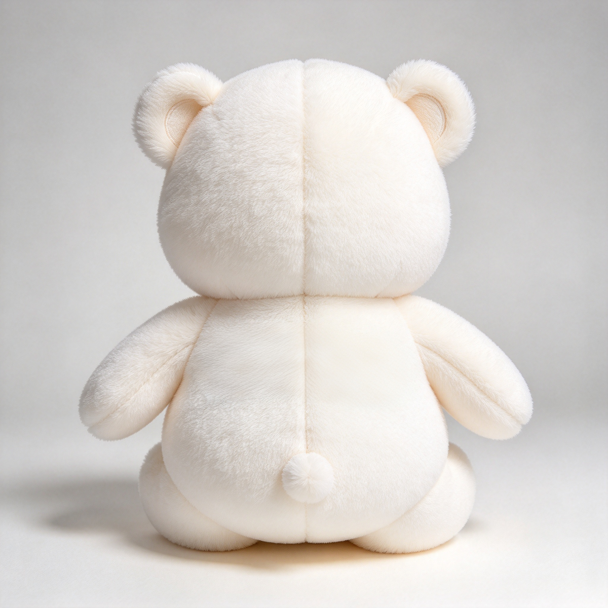 Bbtrump Cute White Sitting Teddy Bear Plush Toy, Ultra Soft Huggable Stuffed Animal, Comfort Companion Plushie for Boys Girls, Perfect Birthday Holiday Gift for Kids and Adults