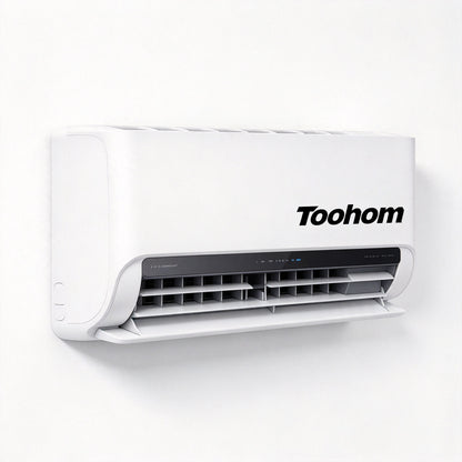 Toohom Wall Mounted Air Conditioner, Split Type AC Unit with Cooling Function, Quiet Operation for Bedroom Home Office Use