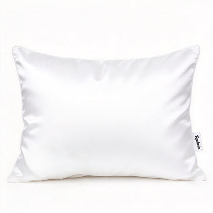Realmin Satin Pillow for Hair and Skin, Silky Smooth Satin Pillow, Luxury Cooling Pillow for Sleeping, Vacuum Compressed for Convenient Shipping