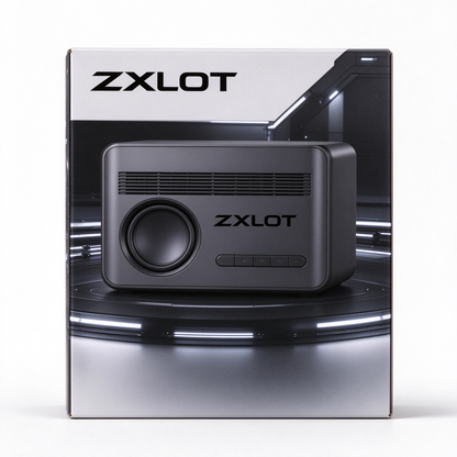 ZXLOT Desktop Bluetooth Speaker, Matte Black Compact Stereo Loudspeaker, Powerful Deep Bass Wireless Audio Speaker, Hi-Fi Sound Box for Home and Office