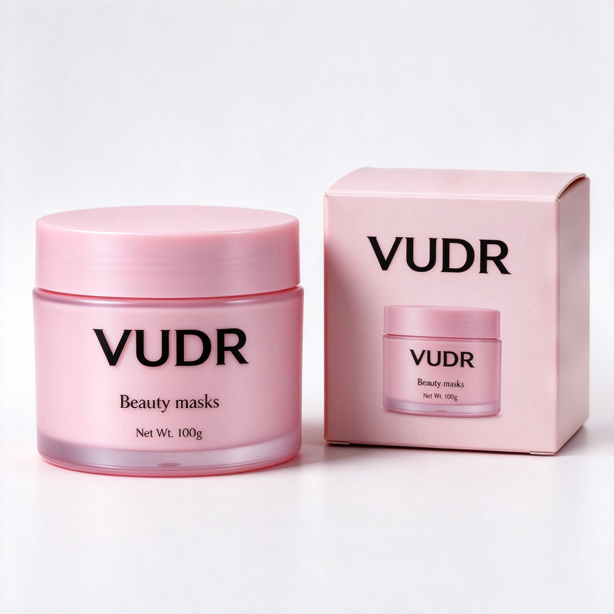 VUDR Hydrating Repair Smearing Beauty Mask 100g, Nourishing Brightening Facial Mask, Soothe Dry Skin, Improve Dull Complexion for Daily Skin Care