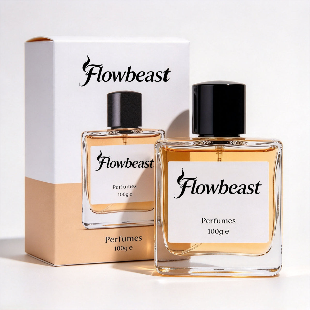 Flowbeast Men's Eau de Parfum, Woody Warm Long Lasting Fragrance, Elegant Scent for Daily Work Dating and Gift