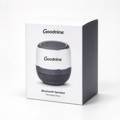 Goodnine Portable Bluetooth Speaker, Mini Wireless Speaker with Powerful Bass for Home Party Camping Travel