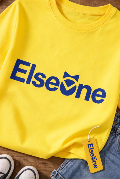 Elseone Men's Graphic T-Shirt, Crew Neck Short Sleeve Tee, Casual Classic Logo Print Summer Tops