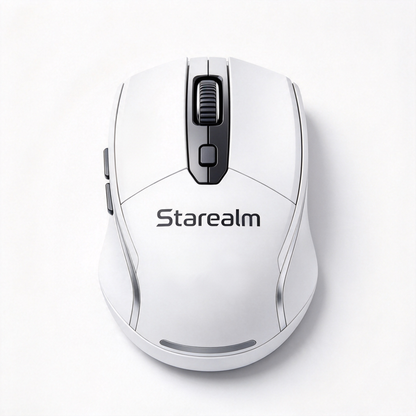 Starealm Wireless Computer Mouse, Ergonomic 2.4G Wireless Mouse with Adjustable DPI, Multi Buttons for Laptop Desktop PC Office Gaming