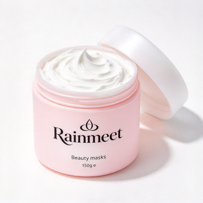 Rainmeet Beauty Mask, Hydrating Nourishing Cream Facial Mask, Deep Moisturizing Skincare Mask for Dry and Dull Skin
