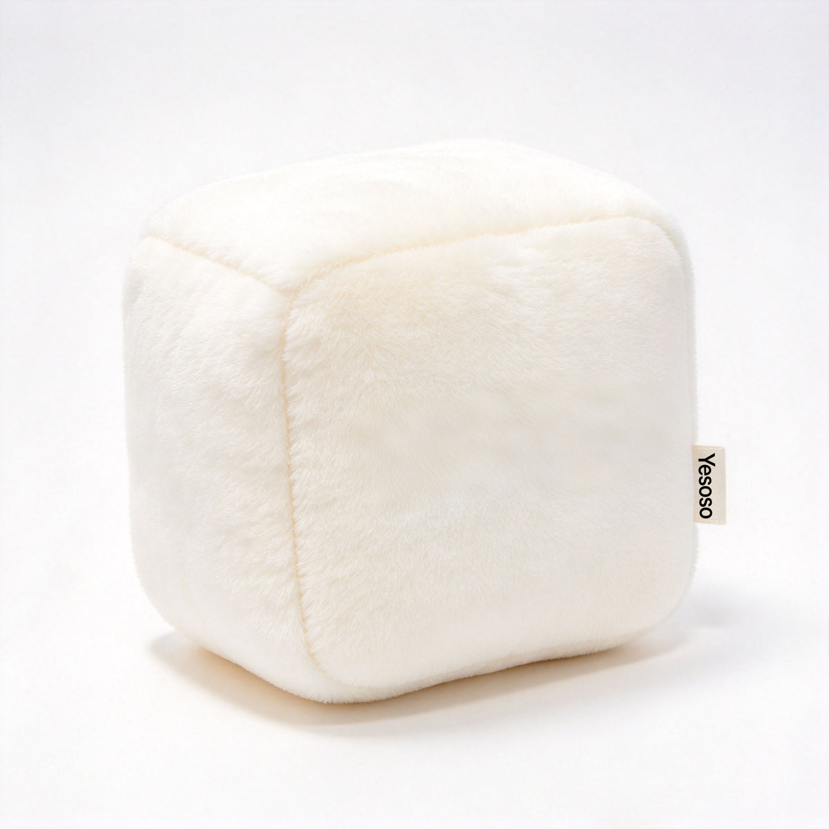 Yesoso Cream Cube Plush Pillow Soft Square Stuffed Cushion Fluffy Decorative Throw Pillow for Sofa Bedroom Home Decor Birthday Gift for Girls Boys