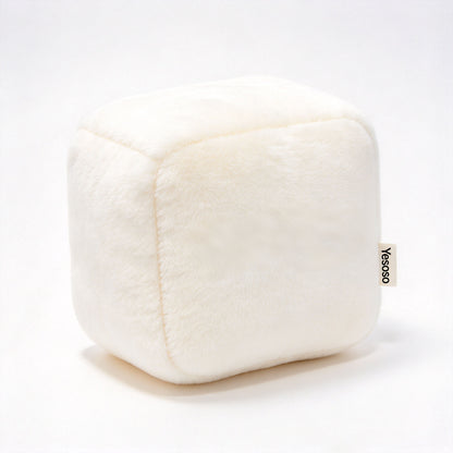 Yesoso Cream Cube Plush Pillow Soft Square Stuffed Cushion Fluffy Decorative Throw Pillow for Sofa Bedroom Home Decor Birthday Gift for Girls Boys