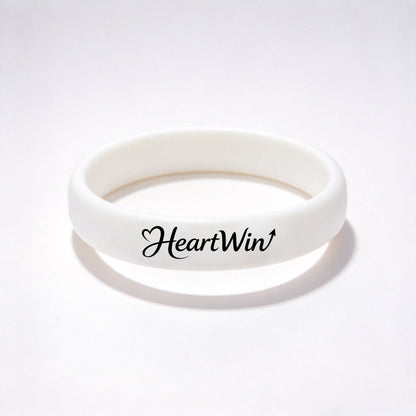 HeartWin Smooth Solid Bangle Bracelet, Classic Minimalist Round Wrist Band, Elegant Daily Wear Jewelry Gift for Women Girls