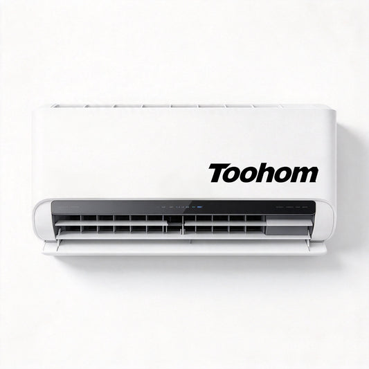 Toohom Wall Mounted Air Conditioner, Split Type AC Unit with Cooling Function, Quiet Operation for Bedroom Home Office Use