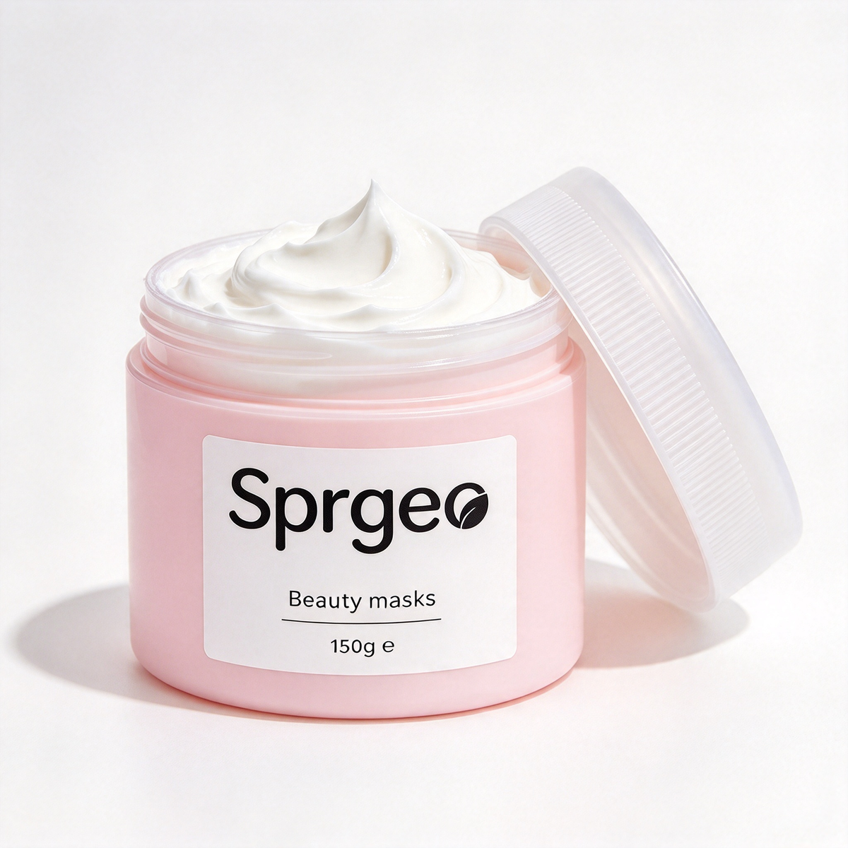 Sprgeo Beauty Mask, Hydrating Nourishing Cream Facial Mask, Deep Moisturizing Skincare Mask for Dry Dull Skin