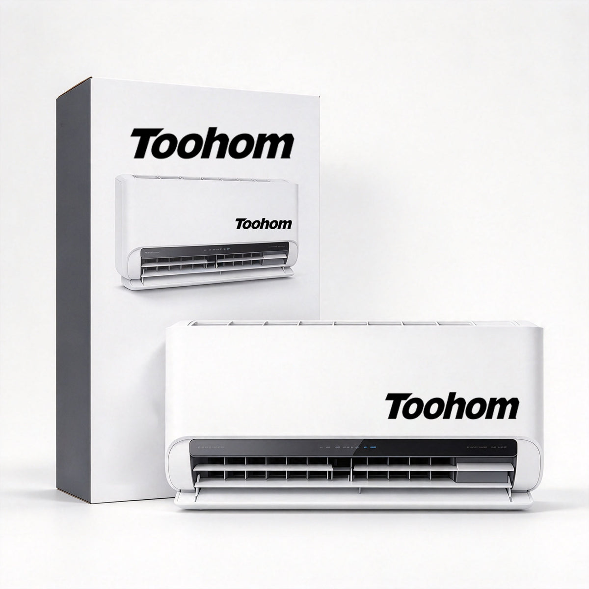 Toohom Wall Mounted Air Conditioner, Split Type AC Unit with Cooling Function, Quiet Operation for Bedroom Home Office Use