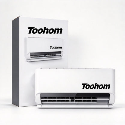 Toohom Wall Mounted Air Conditioner, Split Type AC Unit with Cooling Function, Quiet Operation for Bedroom Home Office Use