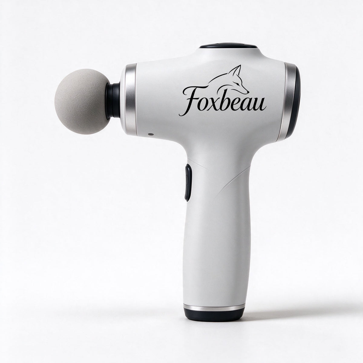 Foxbeau Portable Mini Massage Gun Deep Tissue Percussion Massager for Muscle Pain Relief Rechargeable Handheld Massage Device for Workout Gym Office Home Travel Use