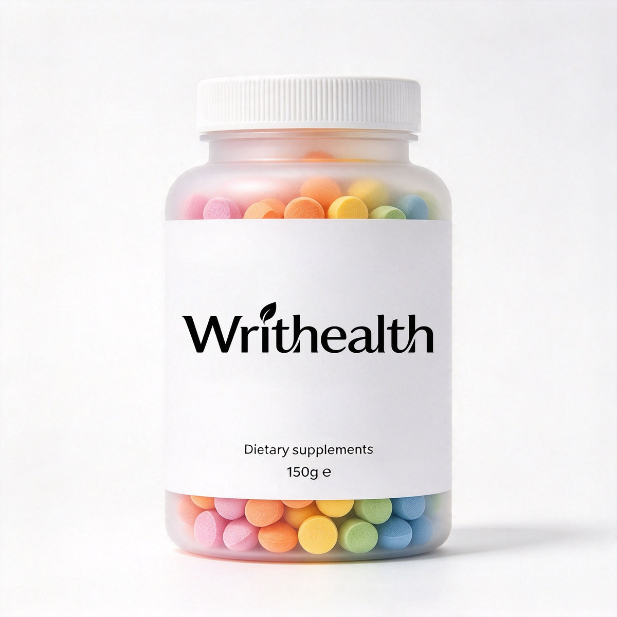 Writhealth Colorful Chewable Dietary Supplement Tablets, Convenient Daily Wellness Nutrition