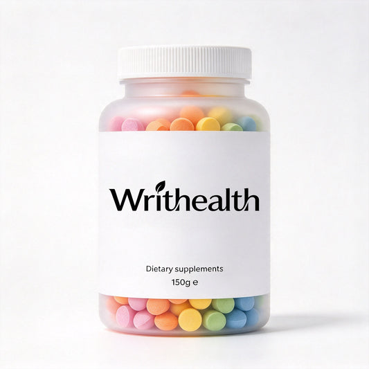 Writhealth Colorful Chewable Dietary Supplement Tablets, Convenient Daily Wellness Nutrition