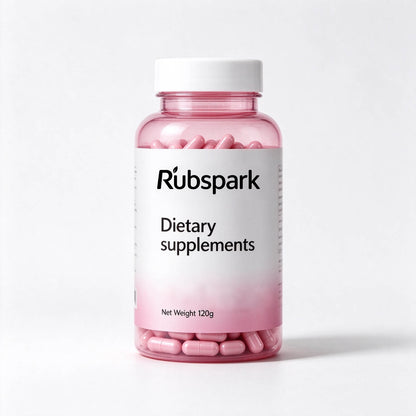 Rubspark Dietary Supplement Capsules 120g, Premium Herbal Complex Daily Dietary Supplements, Support Overall Wellness and Healthy Glowing Appearance