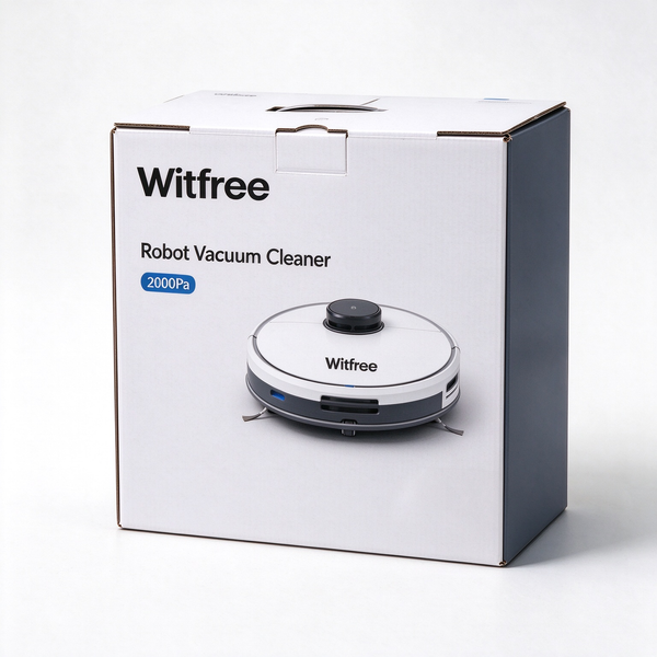 Witfree Robot Vacuum Cleaner 2000Pa Strong Suction Automatic Smart Ele ...