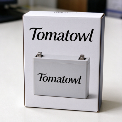 Tomatowl Rechargeable Sealed Lead Acid Replacement Battery, Stable Voltage Backup Battery for Home Alarm Systems, Emergency Lights, Electric Toys and Small Electronic Equipment