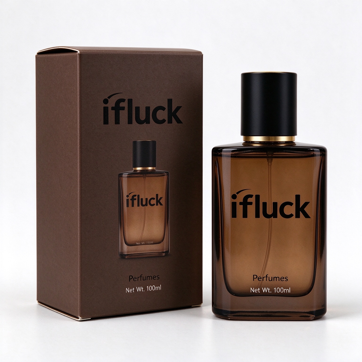ifluck Men's Woody Perfume 100ml, Long Lasting Premium Eau de Toilette, Rich Woody Scent, Versatile Fragrance for Work, Dating and Business Occasions