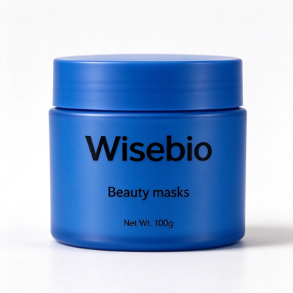 Wisebio Soothing Repair Smearing Beauty Mask 100g, Oil Control Calming Hydrating Blue Mask, Relieve Redness and Sensitivity, Strengthen Skin Barrier Facial Mask