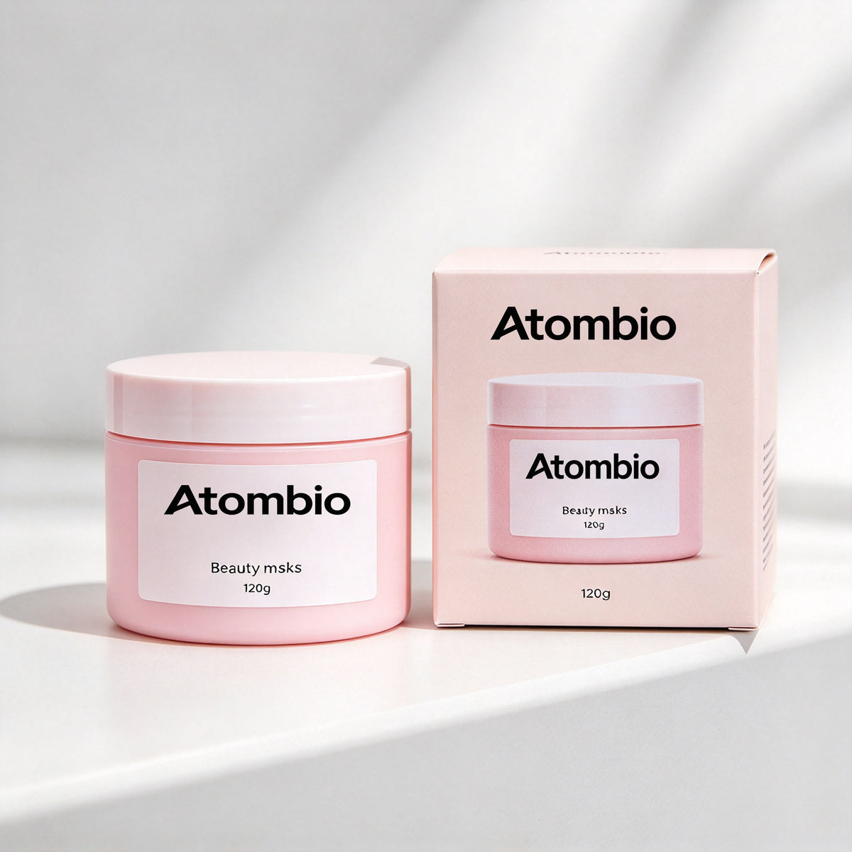 Atombio Hydrating Nourishing Cream Beauty Mask, Gentle Soothing Spreadable Facial Mask for Dull Dry Skin, 120g Deep Moisturizing Leave-on & Washable Face Mask for Daily Skincare