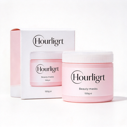 Hourligrt Beauty Mask, Hydrating Nourishing Cream Facial Mask, Deep Moisturizing Skin Care Mask for Dry Dull Skin