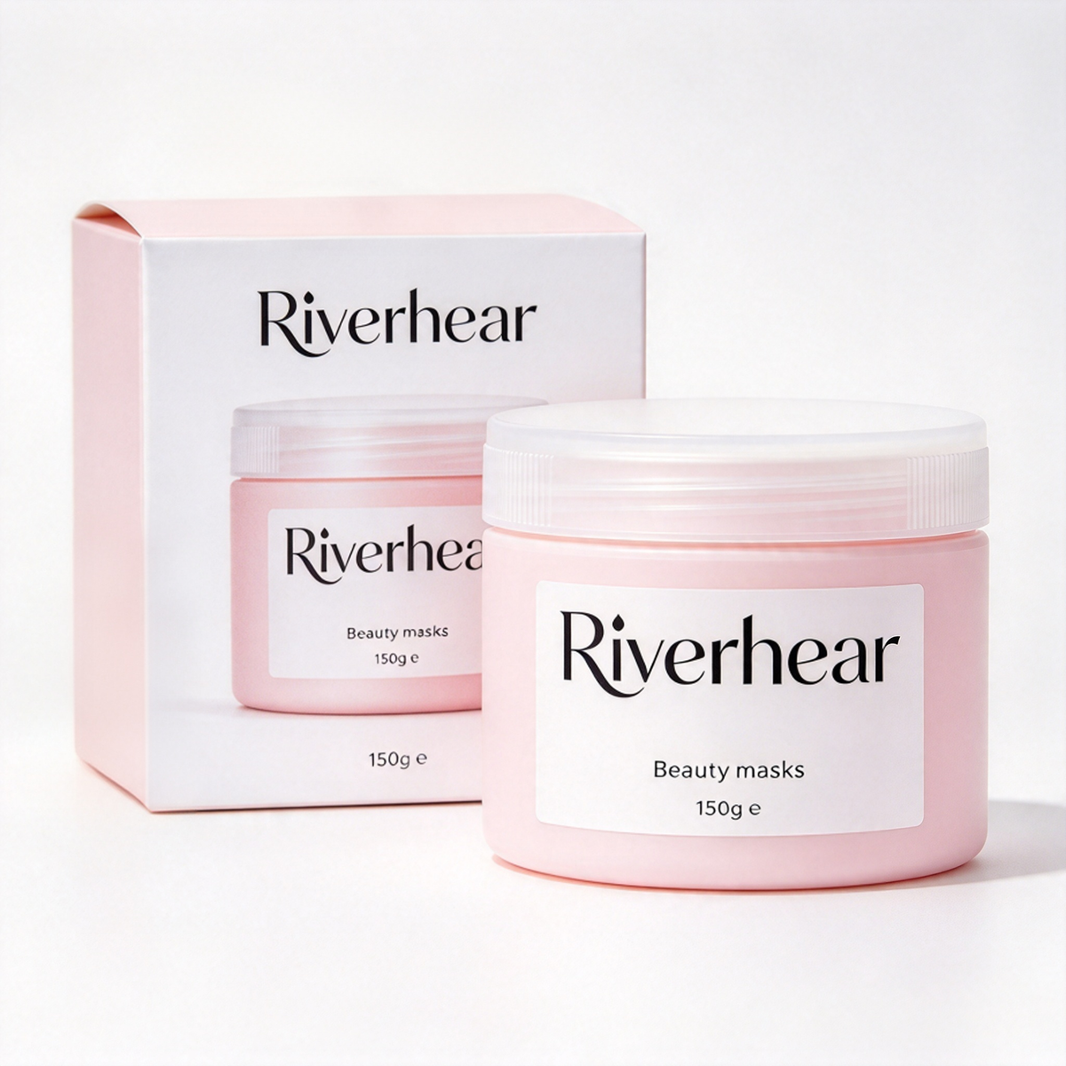 Riverhear Beauty Mask, Hydrating Nourishing Cream Facial Mask, Deep Moisturizing Skincare Mask for Dry Dull Skin