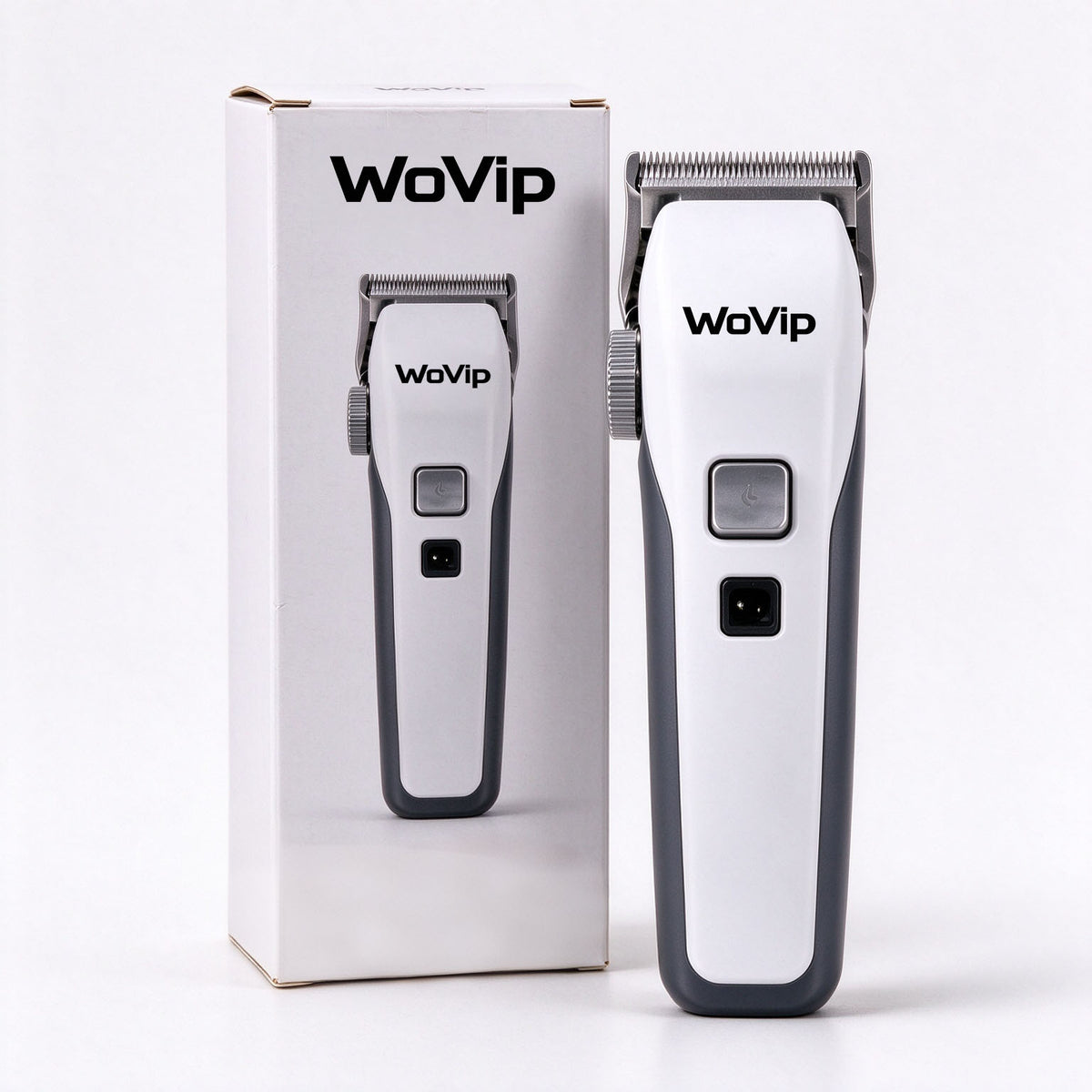 WoVip Electric Hair Clippers, Adjustable Blade, Low Noise Long Runtime Rechargeable Hair Trimmer, Professional Hair Cutting Kit for Adults and Kids at Home