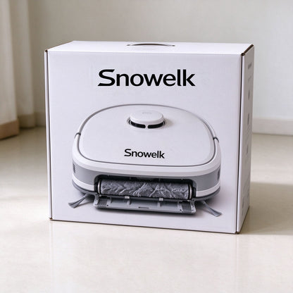 Snowelk Robotic Vacuum Cleaner, Smart Navigation Automatic Floor Mop Robot, Multi Surface Cleaning Robot Vacuum for Hardwood Tile Floors Pet Hair Dust Debris Home Cleaning