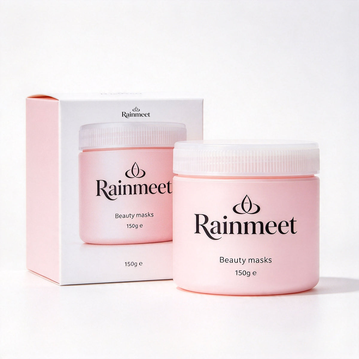 Rainmeet Beauty Mask, Hydrating Nourishing Cream Facial Mask, Deep Moisturizing Skincare Mask for Dry and Dull Skin