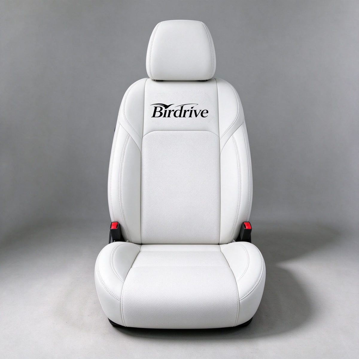 Birdrive Premium Faux Leather Car Seat Cover, Breathable Perforated Vehicle Seat Cushion, Ergonomic Auto Seat Protector for Sedan SUV Truck Interior Decoration