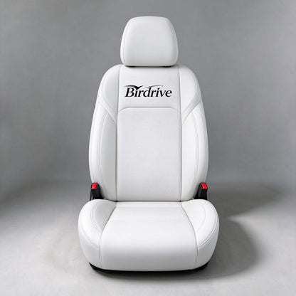 Birdrive Premium Faux Leather Car Seat Cover, Breathable Perforated Vehicle Seat Cushion, Ergonomic Auto Seat Protector for Sedan SUV Truck Interior Decoration