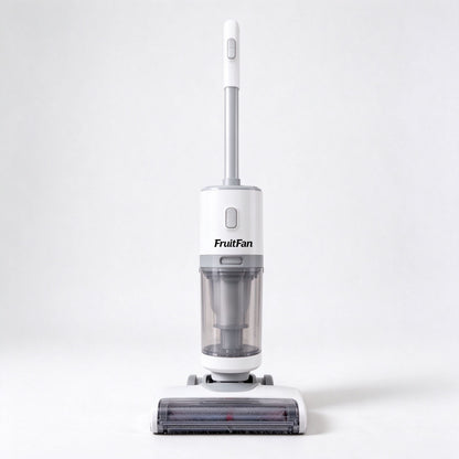 FruitFan Cordless Stick Wet Dry Vacuum Cleaner, Powerful Suction Self-Cleaning Roller, All-in-One Floor Cleaner for Hardwood, Tile and Marble Floors
