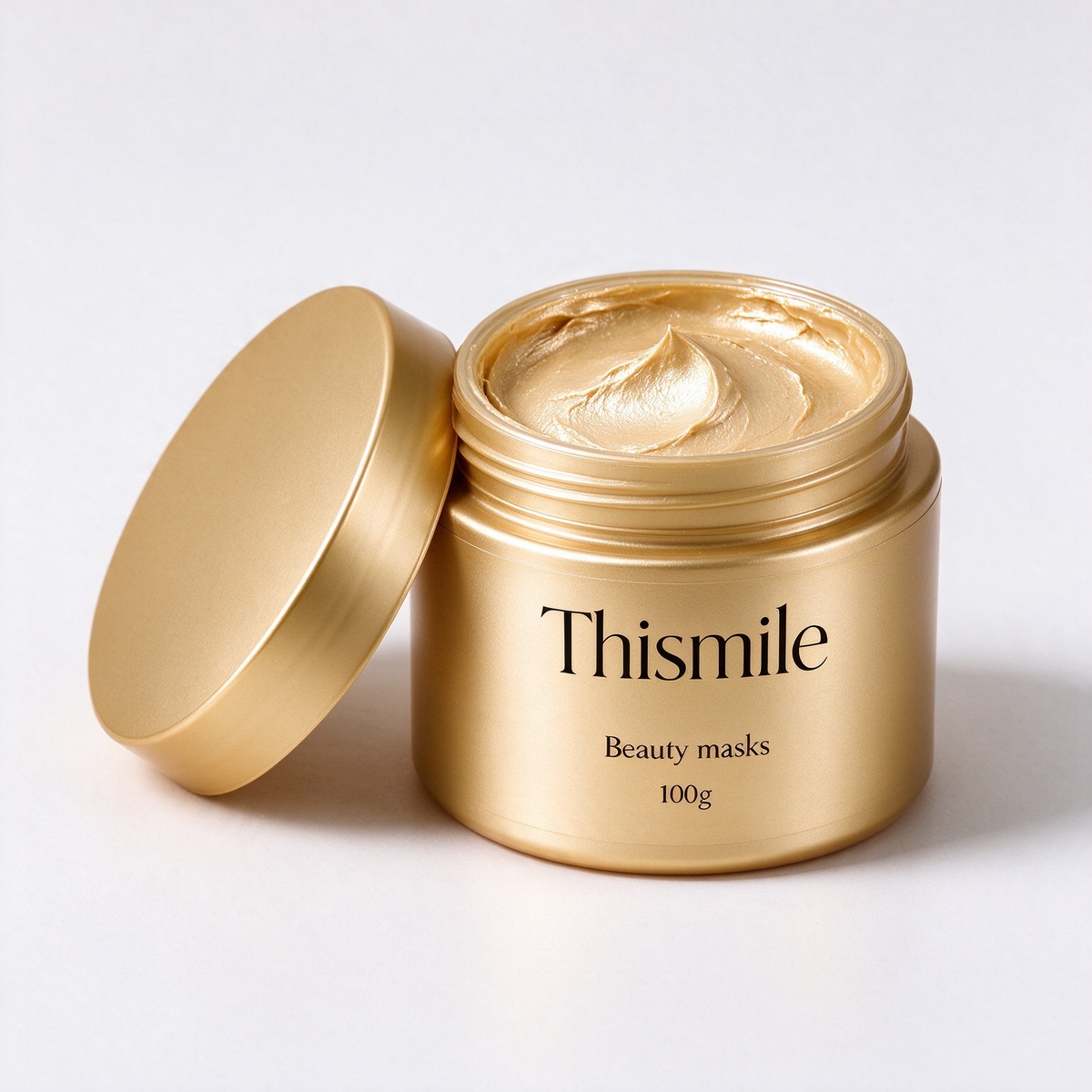 Thismile Beauty Mask 100g, Firming Brightening Nourishing Repair Spreadable Wash Off Facial Mask, Luxurious Golden Cream Texture, Anti Aging Mask for Dull Skin and Fine Lines, Suitable for All Skin Types