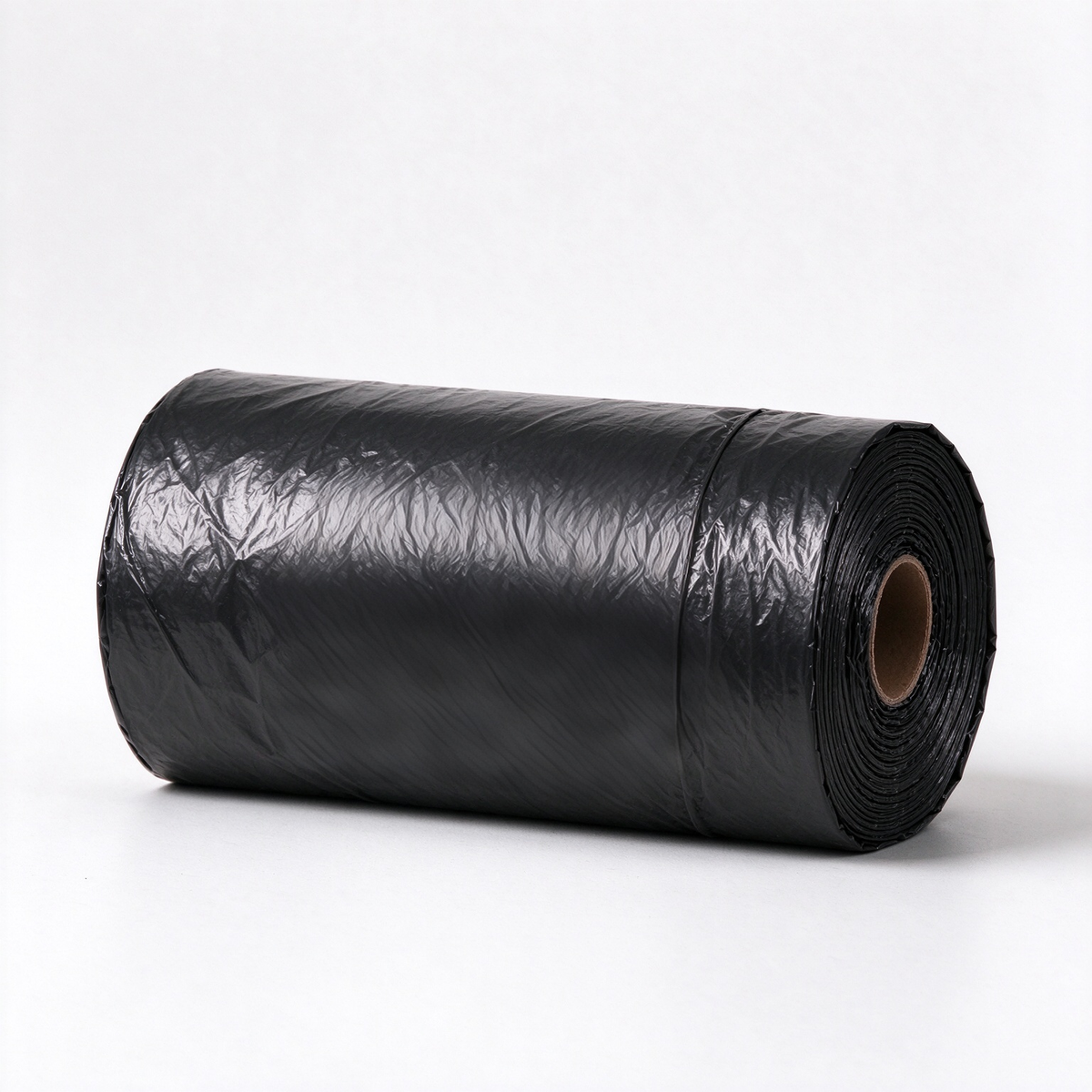 OWLKO Heavy Duty Black Trash Bags, Perforated Disposable Garbage Bags, Leak Resistant Tear Proof Plastic Bags for Kitchen Home Cleaning