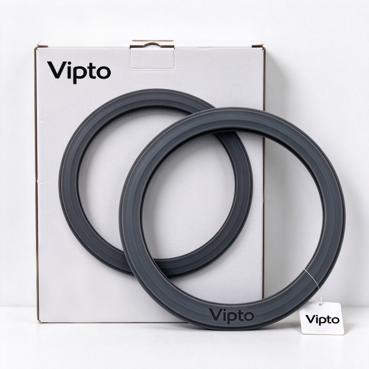Vipto Pressure Cooker Rubber Gasket, Food Grade Silicone Sealing Ring, High Temp Resistant Stretchable Replacement Gasket, Home Pressure Cooker Repair Accessory
