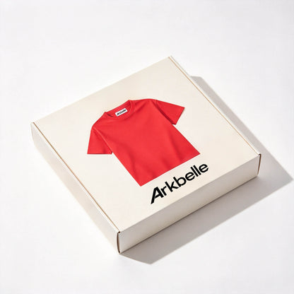 Arkbelle Classic Crew Neck Short Sleeve T-Shirt, Vibrant Solid Red Basic Casual Tee, Soft Breathable Cotton t-shirt for Men Women Everyday Outfit Workout Layering Top