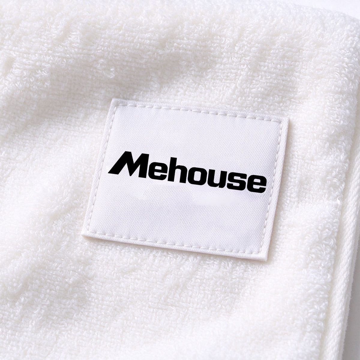 Mehouse White Soft Absorbent Towel, Skin Friendly Lint Free Cotton Hand Towel, Thick Large Towel for Bathroom Face and Body Drying