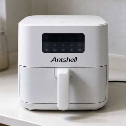 Antshell Digital Air Fryer, Large Capacity Touch Screen Air Fryer, Non Stick Basket Hot Air Fryer for Healthy Low Oil Cooking, Fries Chicken Veggies Snacks for Family Meals