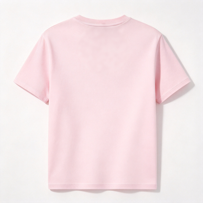 LightArk Womens Crew Neck Solid Short Sleeve T-Shirt, Soft Breathable Cotton Blend Basic Tee, Casual Everyday Top For Layering And Daily Outfits