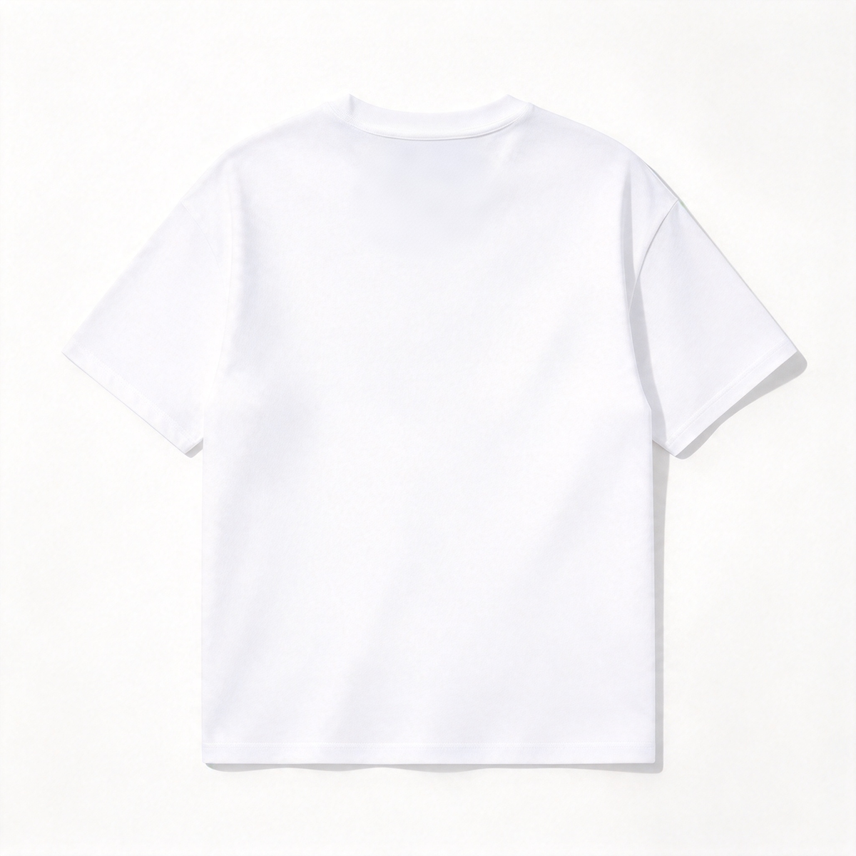 Konwend Men's Crew Neck Short Sleeve T-Shirt, Solid White Premium Cotton Basic Casual Tee for Daily, Travel and Workout