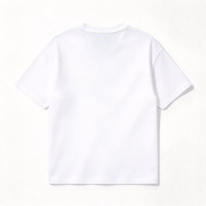 Konwend Men's Crew Neck Short Sleeve T-Shirt, Solid White Premium Cotton Basic Casual Tee for Daily, Travel and Workout