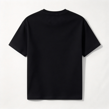 IVYON Classic Crew Neck Short Sleeve T-Shirt, Solid Black Basic Casual Tee, Soft Breathable Cotton t-shirt for Men Women Daily Wear Workout Layering Top