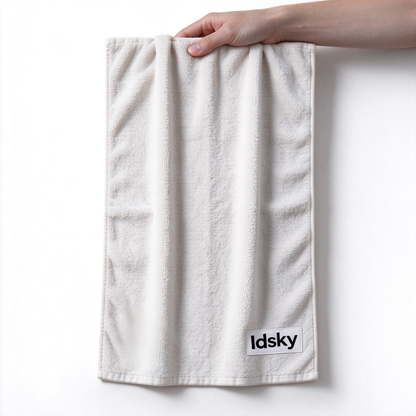 Idsky Ultra Soft Coral Fleece Hand Towel, Highly Absorbent Quick Drying Towel for Bathroom Kitchen Gym, Lightweight Plush Towel for Daily Shower Face Washing