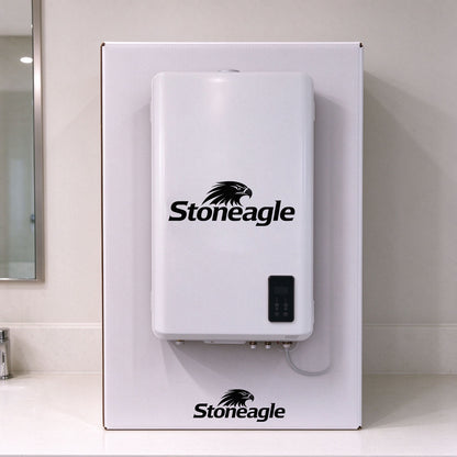 Stoneagle Tankless Instant Water Heater, Digital Display On Demand Hot Water Heater, Wall Mounted Energy Saving Hot Water Heater for Bathroom Shower Home Use