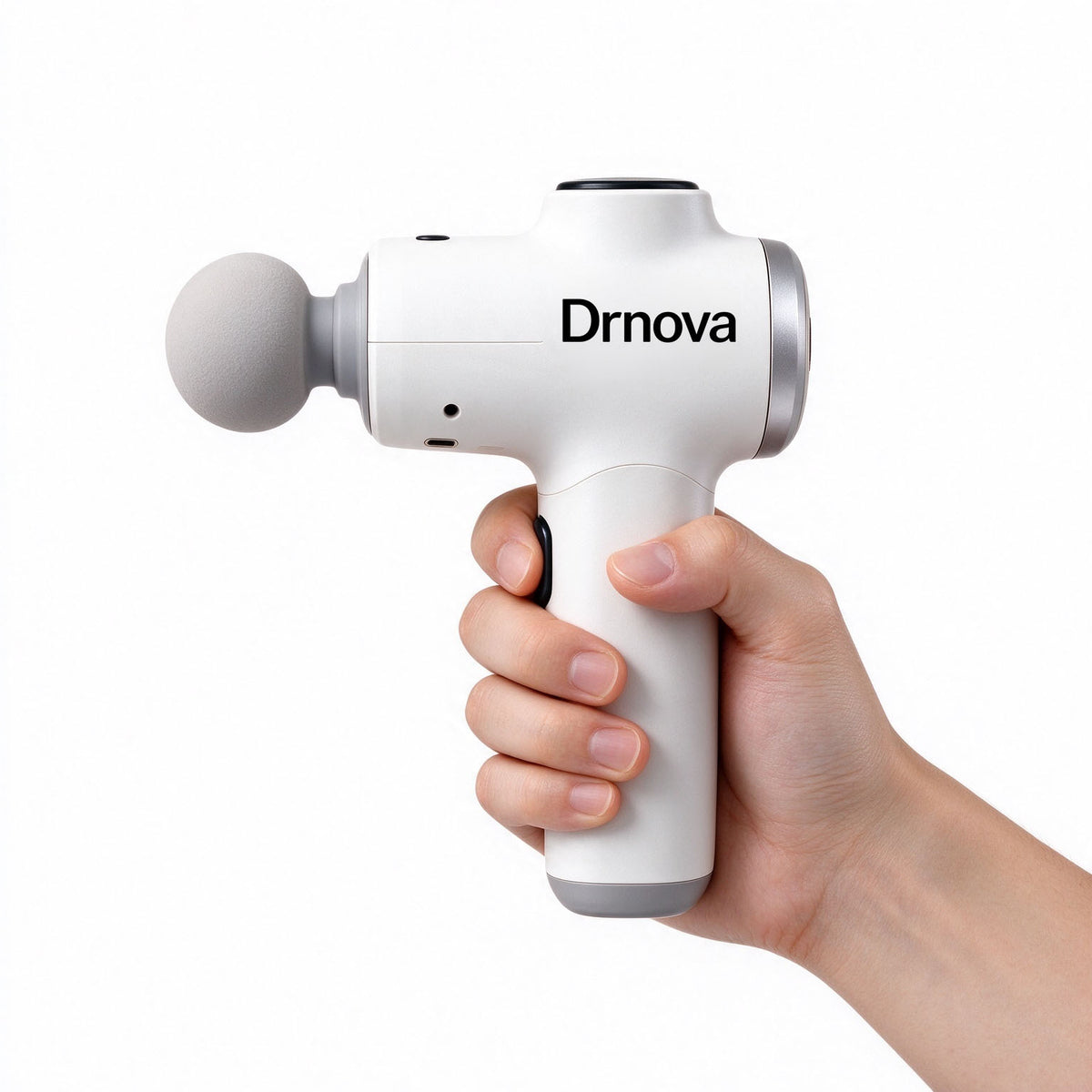 Drnova Portable Mini Massage Gun Deep Tissue Percussion Massager for Muscle Relief Rechargeable Handheld Massage Device for Gym Workout Office Home Relaxation